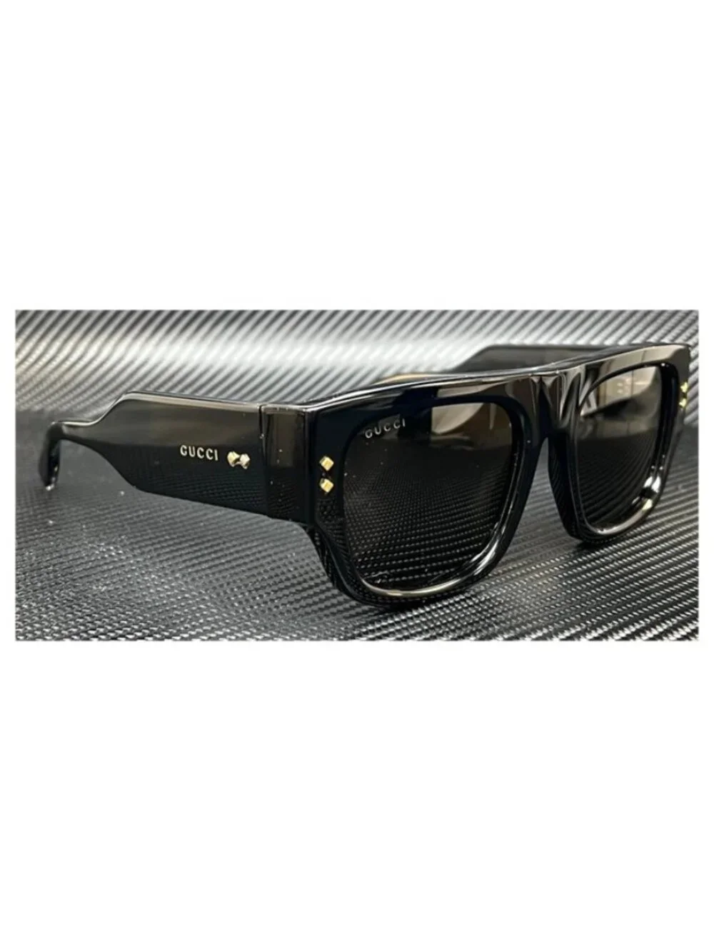 New Gucci Men Black Sunglasses 54-21-145
